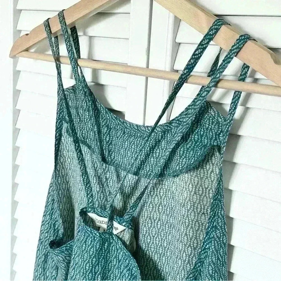 Toad & Co Windsong Strappy Dress in Deepwater Diamond | Teal Blue | SZ M - Picture 6 of 9